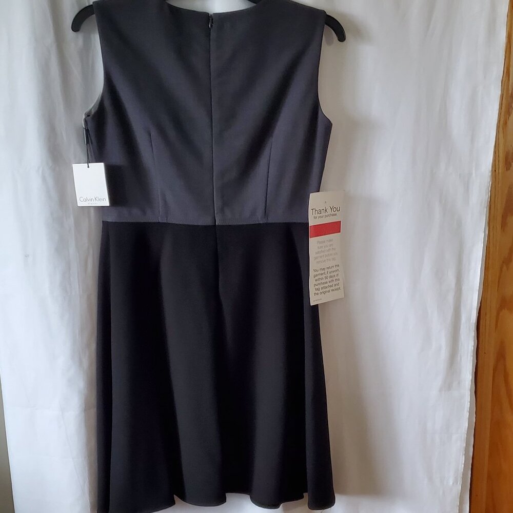 NWT! Vintage Calvin Klein Lined Dress Size: 4 - Picture 5 of 10